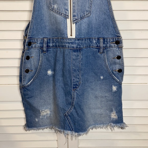 HIDDEN Denim Overall Skirt - Picture 5 of 15